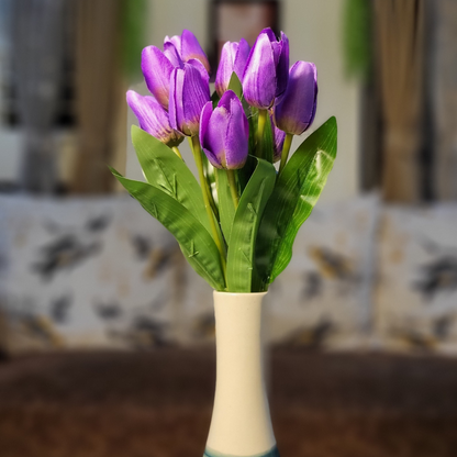 Artificial Tulip Flower Purple (Bunch Of 2).