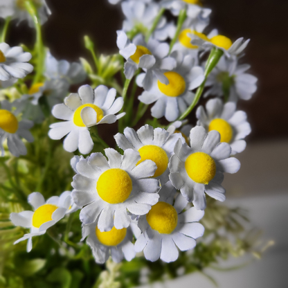 Artificial Daisy Flower Sky Blue (Bunch Of 2).