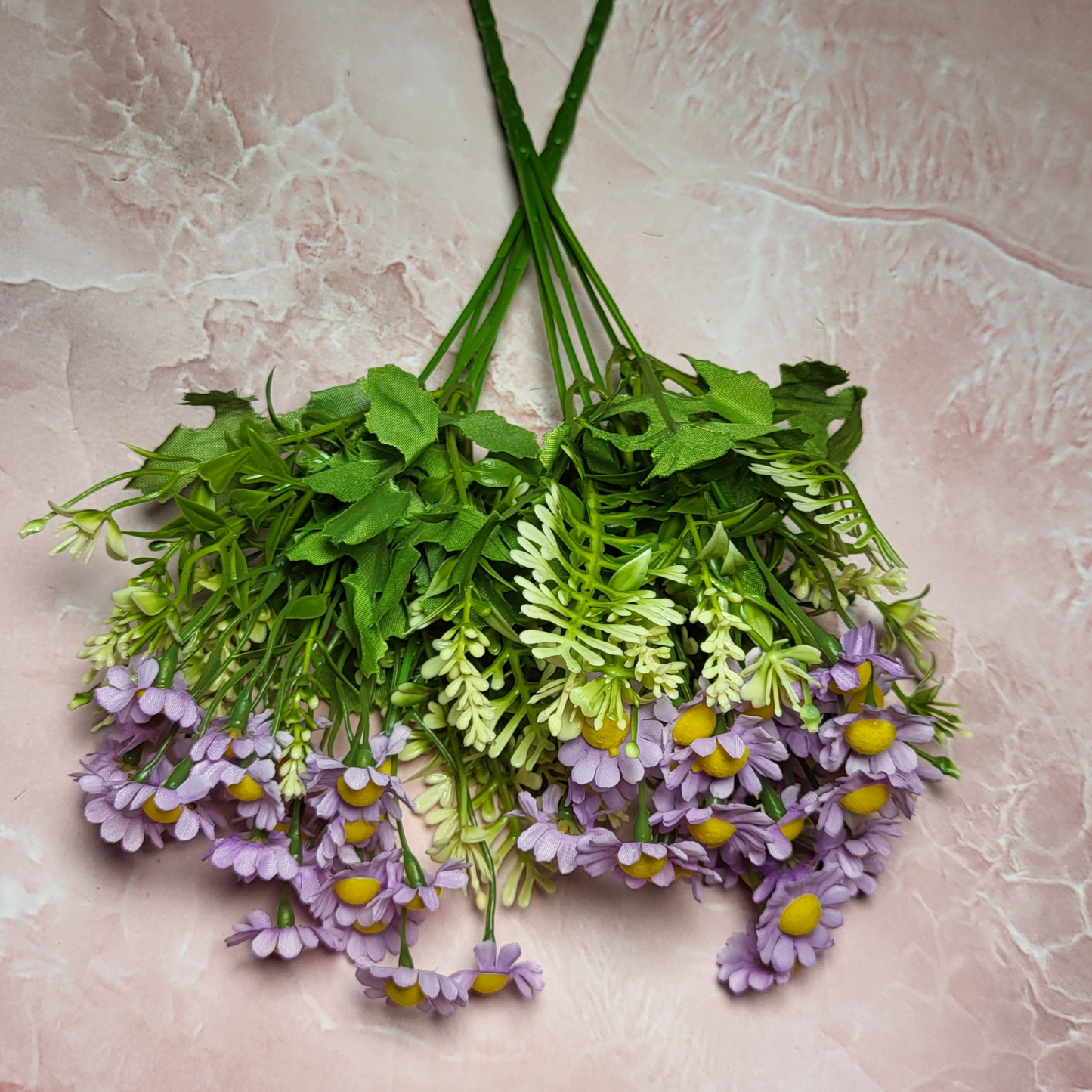 Artificial Daisy Flower Light Purple (Bunch Of 2).