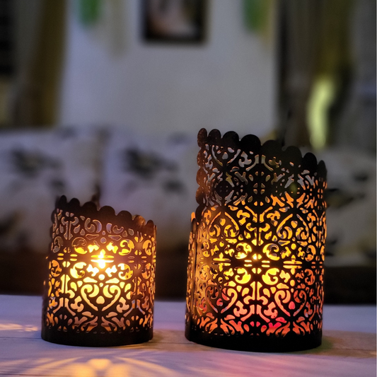 Metal Votive | Candle Holder for Home decoration | Candle light Dinner.