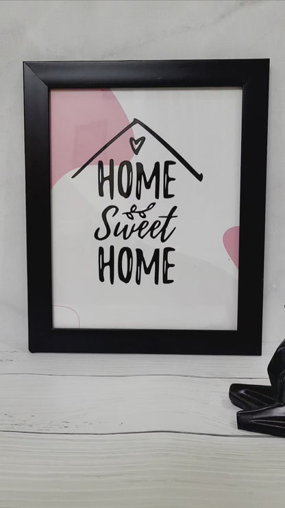 Home Sweet Home Wall Frame - Perfect Decor for Your Space